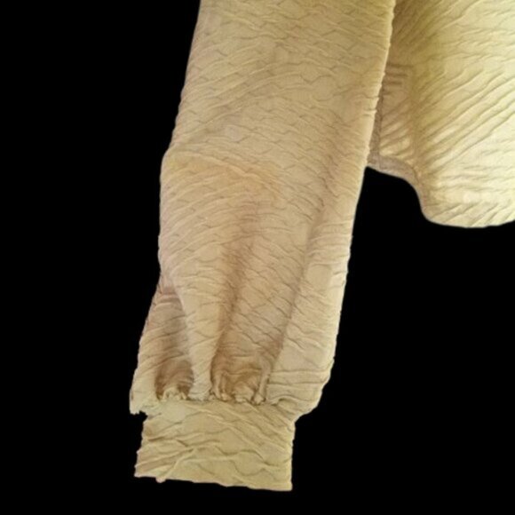 Green Long Sleeve Top With Puff Sleeves Size 1XL - Picture 3 of 4